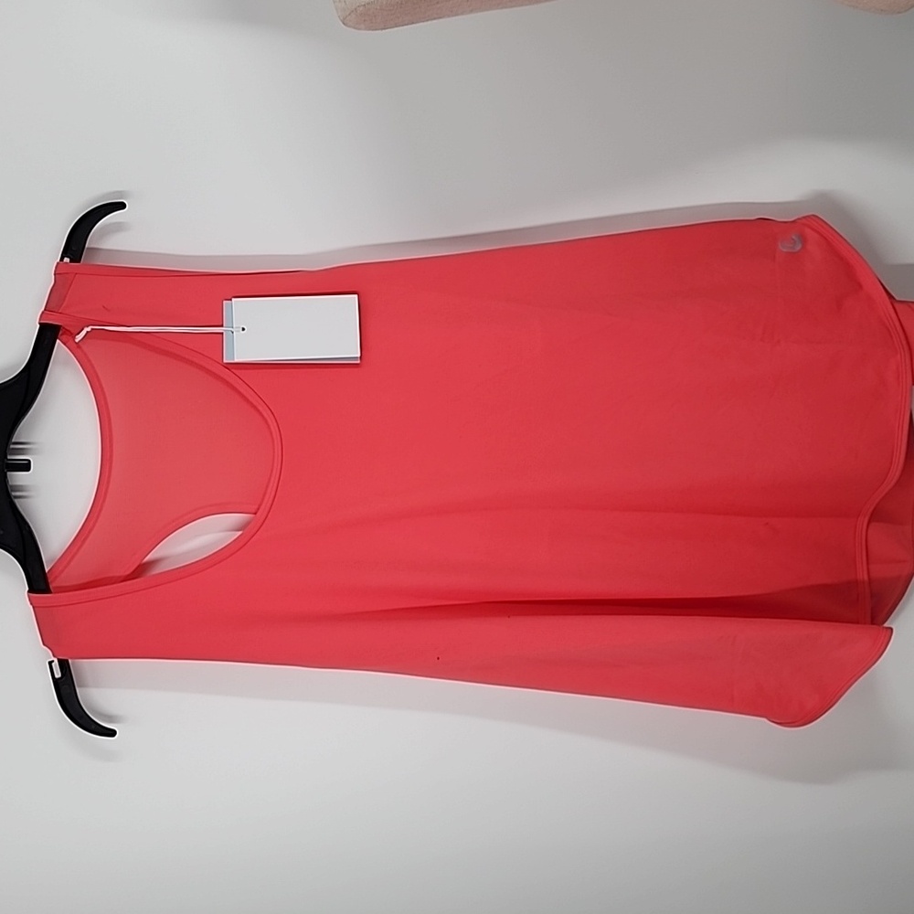Johnny Was Calme Size XXL effect draped Racerback Tank Top coral